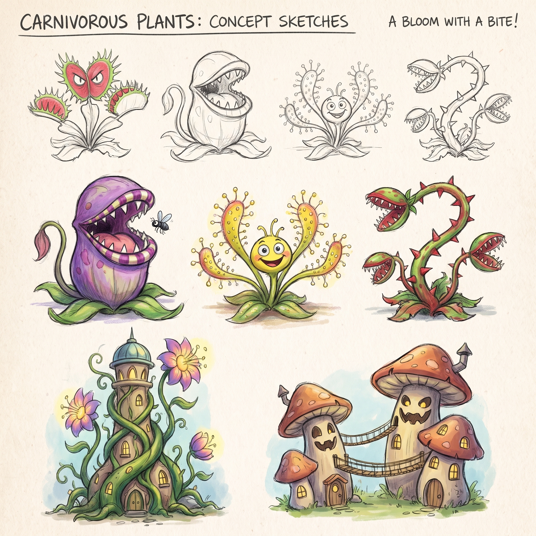 Carnivorous Plants concept art